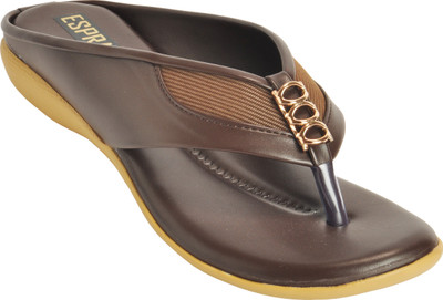 

ESPRADO Women Brown Wedges