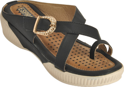 

ESPRADO Women Black & Beige Heels