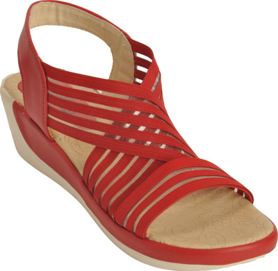 

ESPRADO Women Red Wedges
