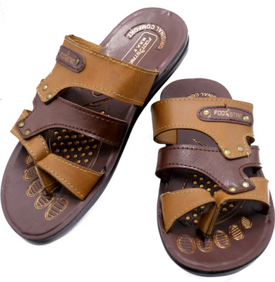 

footstair Men dark brown Sandals