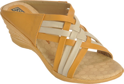 

ESPRADO Women Yellow & White Wedges