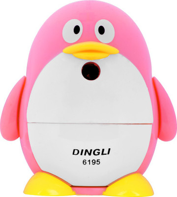 

UNTOLD Pink Penguin Rolling Single Pencil Sharperners(Set of 1, Pink)