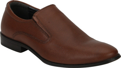 

Red Tape Men Leather Formal Slip On For Men(Brown, Tan
