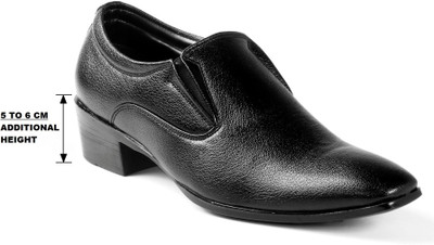 

Bxxy Hight Increasing British Black Slip-on Slip On For Men(Black