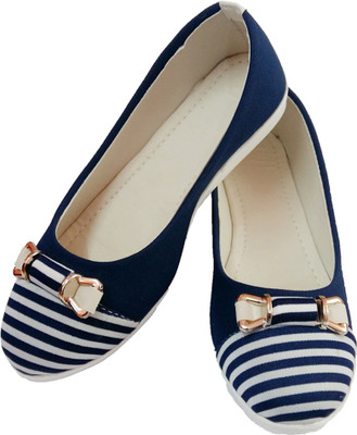 

NEXA Royal Collections Women's Party Wear Ballerinas Bellies For Women(Blue