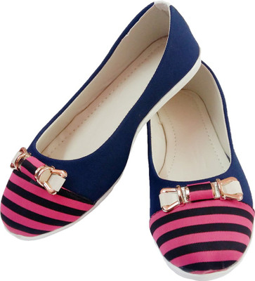 

NEXA Royal Collections Women's Party Wear Ballerinas 2 Colours (Blue,Red) Bellies For Women(Black, Pink