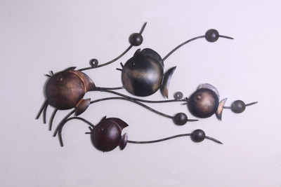 

VedasExports Black Fish Decorative Showpiece - 32.5 cm(Iron, Multicolor)