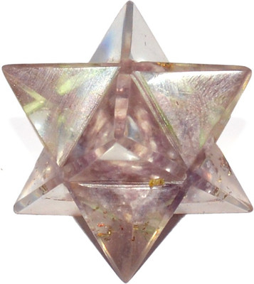 

Reiki Crystal Products Rose Quartz Merkaba Star 25 mm Reiki Chakra Crystal Healing Gemstone Decorative Showpiece - 2 cm(Crystal, Pink)