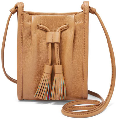 

Fossil Women Casual Tan Genuine Leather Messenger Bag