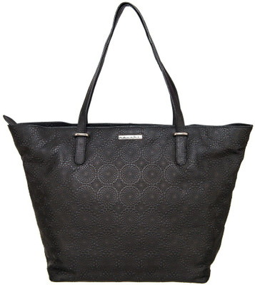 

Navshi Women Casual Black Genuine Leather Hand-held Bag