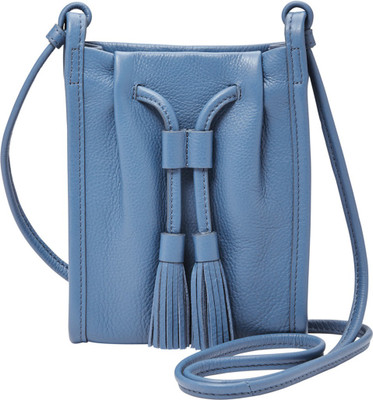 

Fossil Women Casual Blue Genuine Leather Messenger Bag