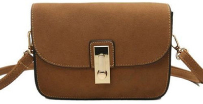 

Mei&Ge Girls Casual Khaki PU Sling Bag