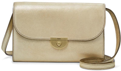 

Fossil Women Casual Brown Genuine Leather Sling Bag