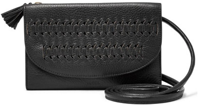 

Fossil Women Casual Black Genuine Leather Messenger Bag