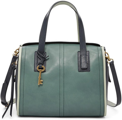 

Fossil Women Casual Grey Genuine Leather Satchel