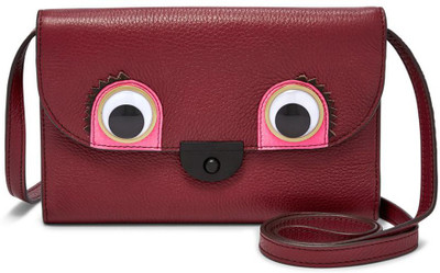 

Fossil Women Casual Maroon Genuine Leather Sling Bag