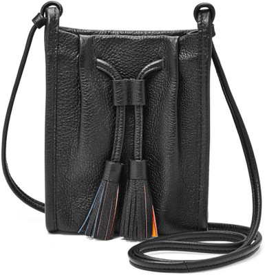

Fossil Women Casual Black Genuine Leather Messenger Bag