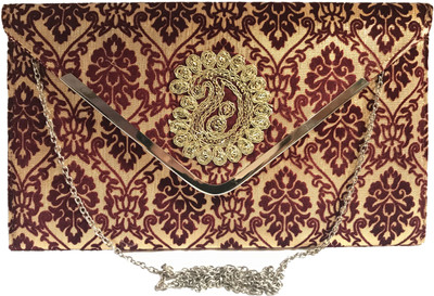 

BIZARRE VOGUE Women Evening/Party Maroon PU Sling Bag