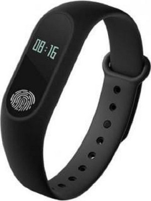 

ELEGANTSHOPPING WATERPROOF M2 SMART FITNESS BAND WITH ACTIVITY TRACKER, HEART RATE MONITOR COMPATIBLE WITH ALL SMART PHONES.(Black Strap, Size : Free Size)