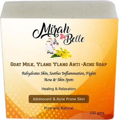 

Mirah Belle Naturals Goat Milk, Ylang Ylang Anti-Acne Soap(100 g)