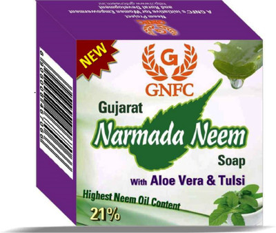 

GNFC Neem Soap with Aloe Vera + Tulsi(480 g, Pack of 6)