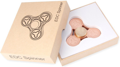 

VibeX ™ Spinner Fidget EDC ADHD Focus Toy Ultra Durable High Speed 3-8 Min Spins Precision Copper material(Gold)