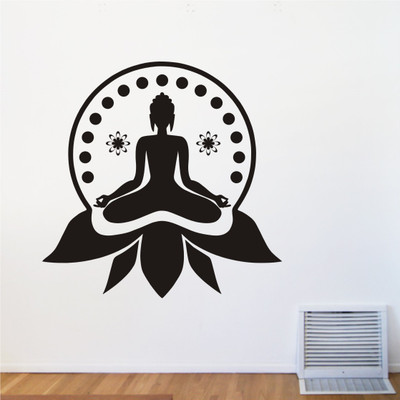 

SN Graphics  PVC Vinyl Sticker(Pack of 1, Black