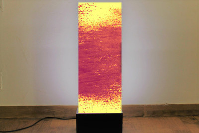 KubiCo Home Decor Modern Decorative Lamp - Flame Side Night Lamp(68 cm, Orange)
