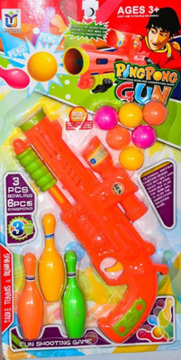 

Tiny's World Ping Pong Gun Cow Boy(Multicolor)