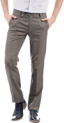 ARROW Slim Fit Men Grey Trousers ARROW Slim Fit Men Grey Trousers