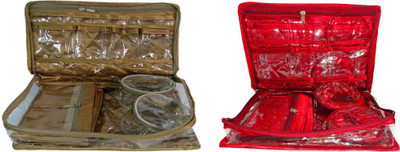 

Aadhya 2 bangle jewellery Makeup and Jewellery Vanity Box(Multicolor)