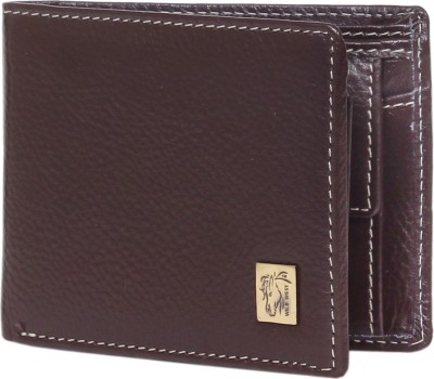 

wild west Men Brown Genuine Leather Wallet(6 Card Slots)