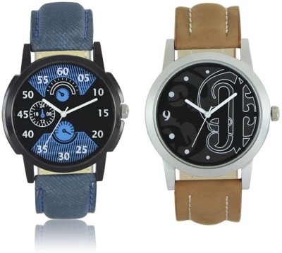 FASHION POOL LOREM MEN'S MOST STUNNING FULL BLUE & AND FULL BLACK ROUND DIAL MOST UNIQUE WATCH GRAPHICS PROFESSIONAL & CASUAL WEAR WATCH Watch  - For Boys   Watches  (FASHION POOL)