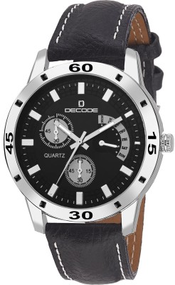 Decode 6040 Black Strap Dummy Chronograph Dummy Chronograp Watch  - For Men   Watches  (Decode)