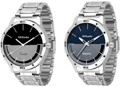 

Mikado ALLEN FASHION ANALOG EXCLUSIVE METAL CHAIN COMBO FOR MEN'S AND BOY'S WITH 1 YEAR WARRANTY AND Durable battery Watch - For Men
