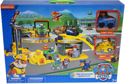 

Kiditos Paw Patrol Engineering Department Playset Toy(Multicolor)