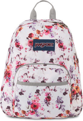 

JanSport Half Pint 10.2 L Backpack(White), Floral memory