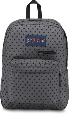 

JanSport Digibreak 25 L Laptop Backpack(Grey), Black dot-o-rama