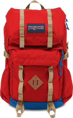 

JanSport Javelina 25 L Laptop Backpack(Red), Red tape