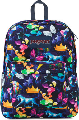 

JanSport Superbreak 25 L Backpack(Multicolor), Rainbow mania