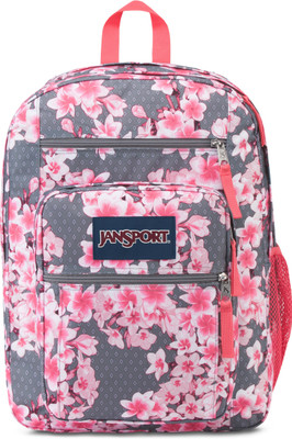 

JanSport Big Student 34 L Backpack(Multicolor), Diamond plumeria pink