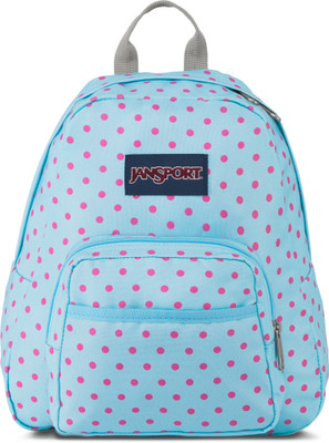 

JanSport Half Pint 10.2 L Backpack(Blue), Blue topaz/lipstick kiss dot-o-rama