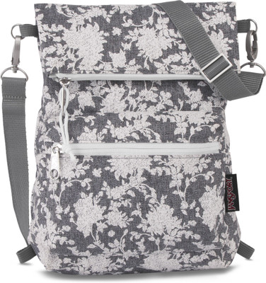 

JanSport Indio 4 L Backpack(Grey), Grey heathered floral