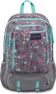 

JanSport Envoy 32.7 L Laptop Backpack(Grey), Spring meadow