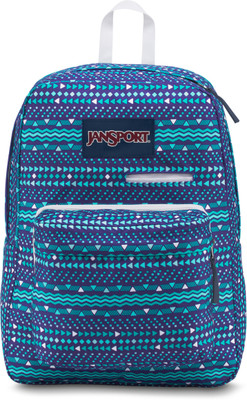 

JanSport Digibreak 25 L Laptop Backpack(Blue), Tribal wave tonal