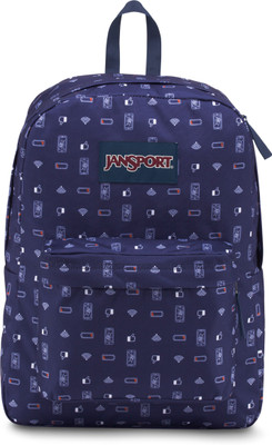 

JanSport Superbreak 25 L Backpack(Blue), Digital destruction