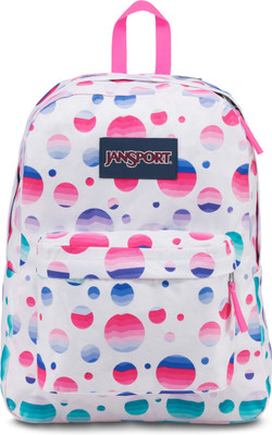 

JanSport Superbreak 25 L Backpack(White), Ombre dot