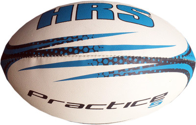 

HRS Practice Rugby Ball - Size: (Pack of 1, Black, Blue