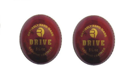 

Rmax DRIVE (Pack Of 2) Cricket Leather Ball(Pack of 2, Red)