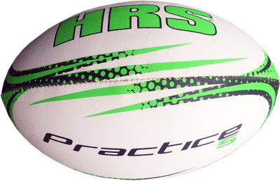

HRS Practice Rugby Ball - Size: (Pack of 1, Black, Green